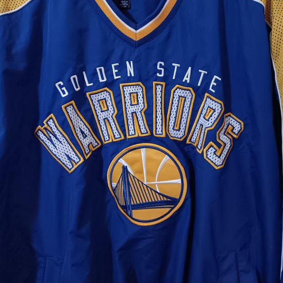 Men's Golden State Warriors Pull Over Jacket - Picture 8 of 9